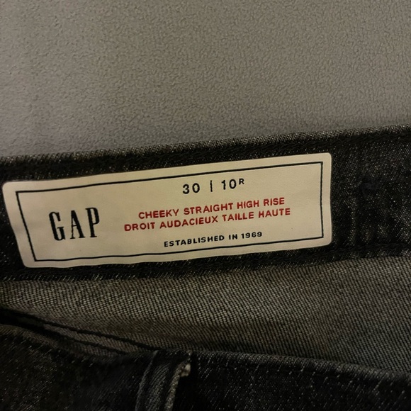 GAP cheeky straight hi rise jeans size 30 - Picture 2 of 4